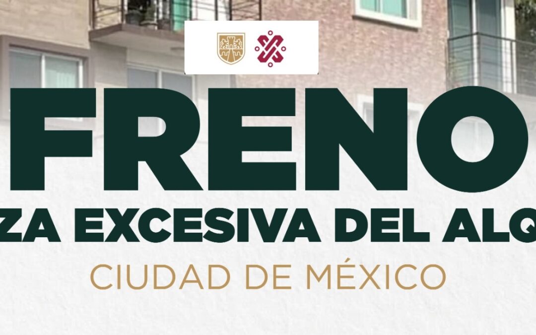 Freno al aumento de las rentas en CDMX